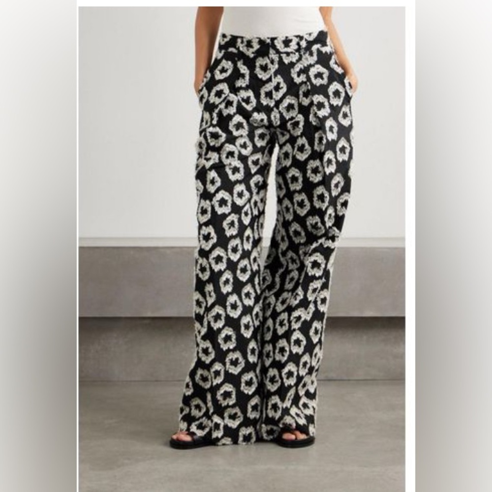 Ulla Johnson Cai pleated wide-leg pants